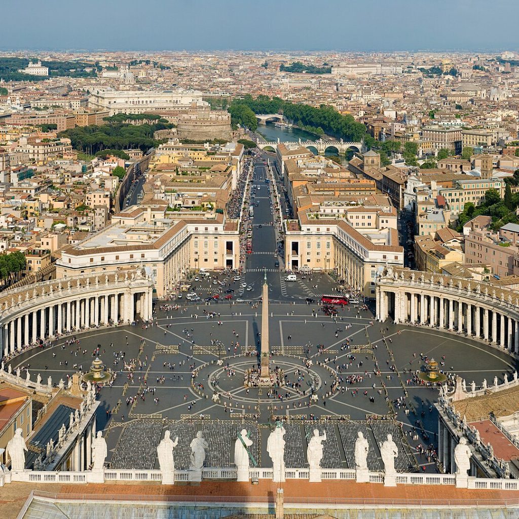 St Peter's Square in the Vatican