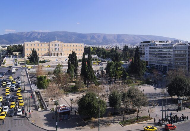 Syntagma Square and the changing of the guard