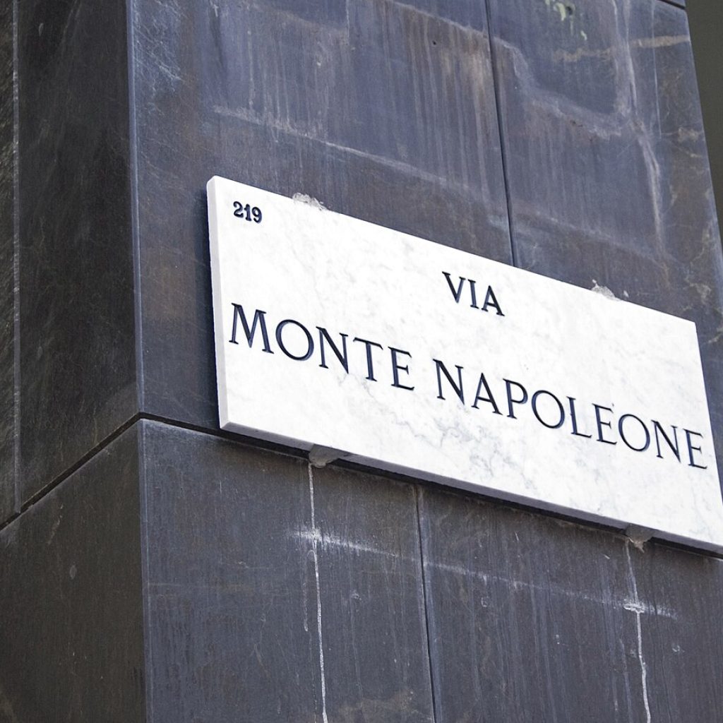 Via Montenapoleone and the fashion district